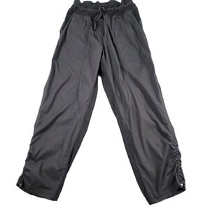 Lululemon 8 Women's Dance Studio Lightweight Jogger Pants Black Crop‎ 7344
